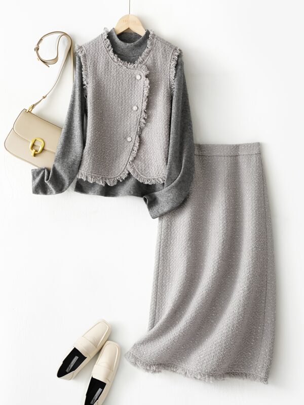 3pcs Women's Chic Outfit Set