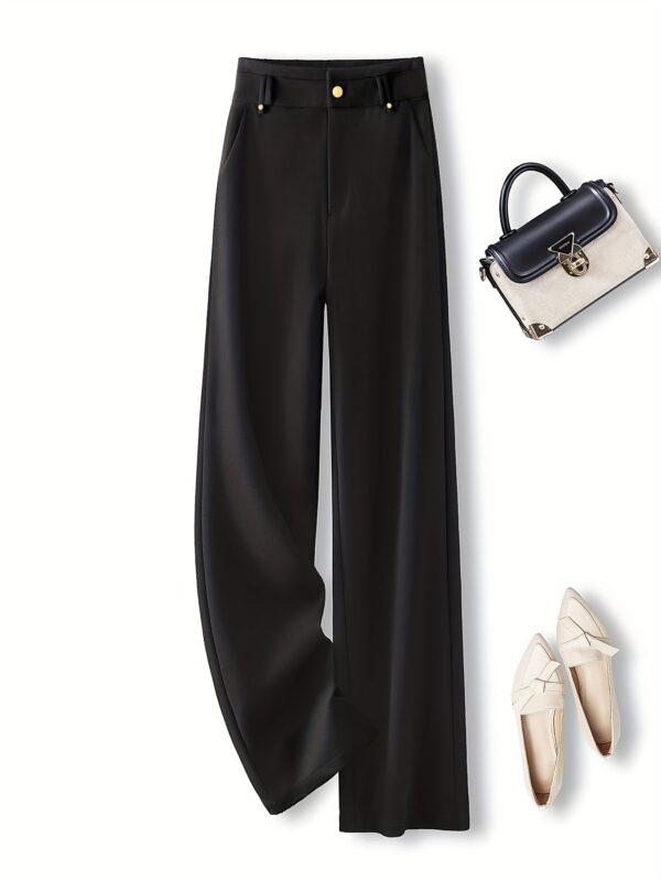 High-Waisted Wide-Leg Pants